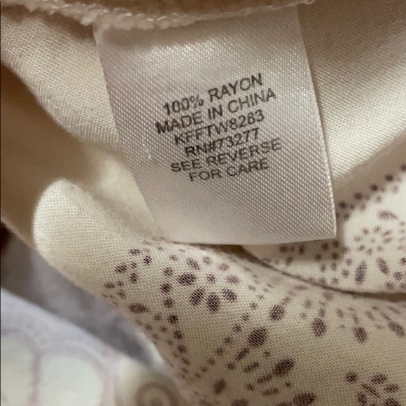 Love, fire challis cold shoulder top - Picture 6 of 6